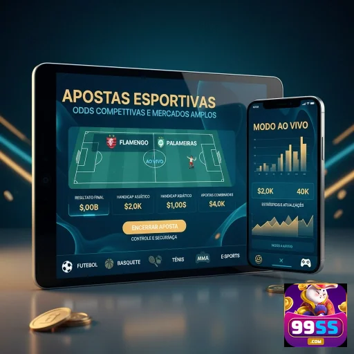 Tela de apostas esportivas no 99ss com odds e gráficos