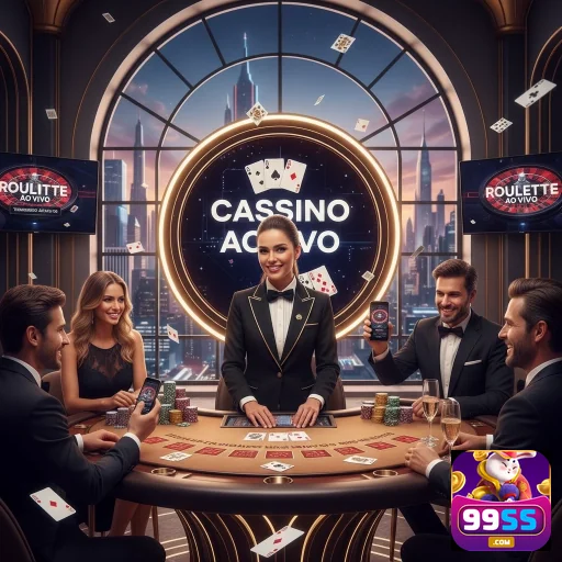 Experiência ao vivo no cassino 99ss com jogos interativos.