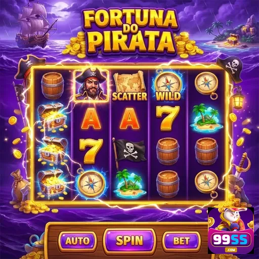 Jogo de slot 'Fortuna do Pirata' no site 99ss.