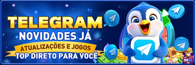 Banner da 99ss com informações sobre novidades no Telegram.