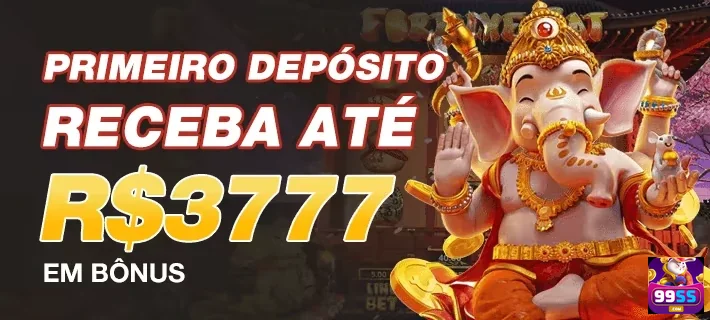 Interface destacando bônus de primeiro depósito no 99ss.