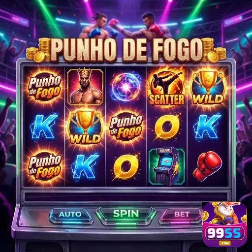 Experimente 'Punho de Fogo' na plataforma 99ss.