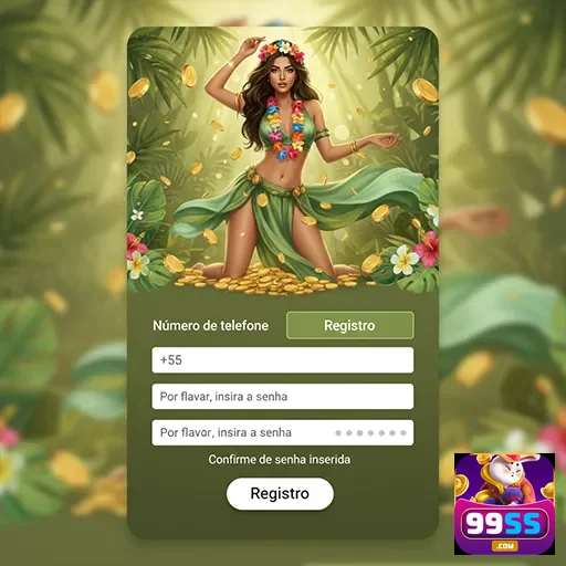 Cadastro na plataforma 99ss com imagem de personagem atraente.